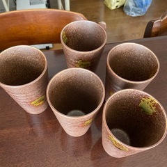 ビール用　陶器 コップの画像