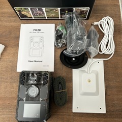 新品 FKPCAM 2025最新型 トレイルカメラ ソーラー 赤...