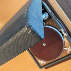 蓄音機 コロンビア Grafonola No.G-207A アンティーク 昭和レトロ　動きます Columbia レコードプレーヤー　SPレコードの画像
