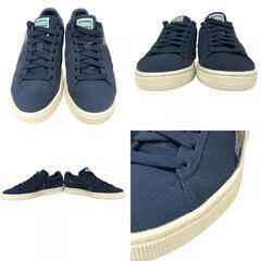 プーマ PUMA 23.5cm スニーカー SPELLBOUND-MARSHMALLOW スウェードクラシックフランネル 384605 ブルーの画像