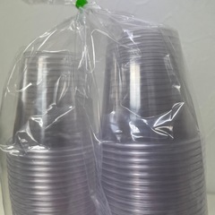 f●■【未使用/未開封
】プラスチックカップ/プラコップ【100ml×100個入り×13セット】全1300個の画像