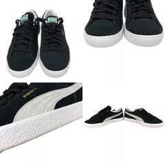 プーマ PUMA 25.5cm スニーカー スウェードVTG 374921 ブラックの画像