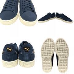 プーマ PUMA 23.0cm スニーカー SPELLBOUND-MARSHMALLOW スウェードクラシックフランネル 384605 ブルーの画像