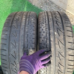 レイズ  18インチ 7.5j+48 タイヤ付きホイールの画像