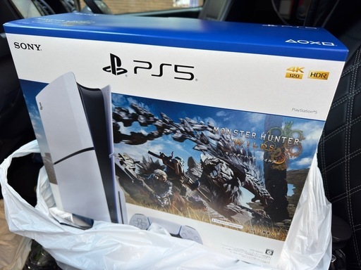 新品未開封Sony PlayStation 5 モンスターハンターワイルズ同梱版