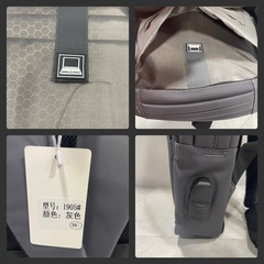 [ハ3653]【未使用品】ビジネスリュック メンズ　　持ち手付きの2way仕様　外付けUSBポート付き　破水加工　型番1905の画像