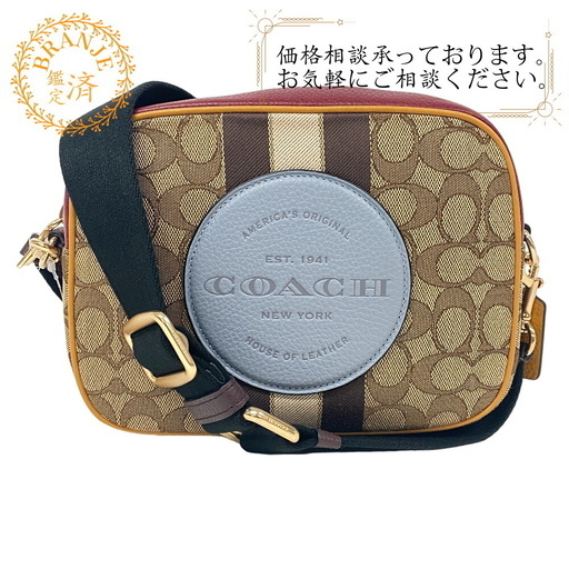 コーチ COACH ショルダーバッグ DEMPSEY CAMERA BAG 1912 ブラウン