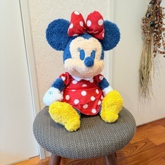 ディズニー ミニーマウス 重みのあるぬいぐるみ
