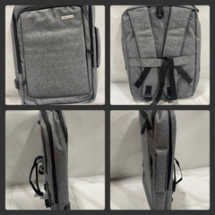 [ハ3654] 【未使用品】ビジネスリュック メンズ　　持ち手付きの2way仕様　外付けUSBポート付き　の画像