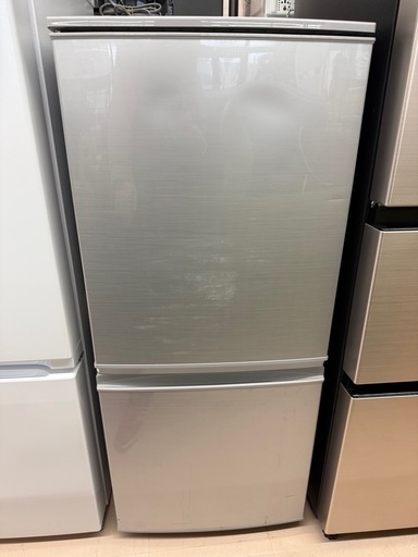 137L 2017年製 SHARP シャープ 2ドア冷蔵庫 SJ-D14C /札幌