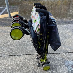 【期間限定値下げ４月末まで】COSATTO 二人乗りベビーカー の画像
