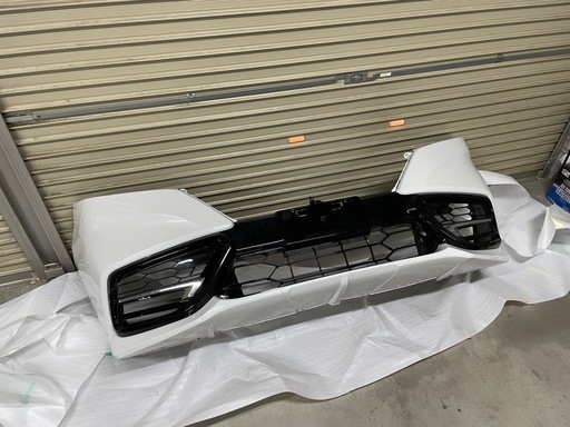 RPステップワゴン Moduro Xフロントバンパー プラチナムホワイトパール