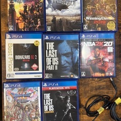 ps4 プレステ4 ソフト8本付き
の画像