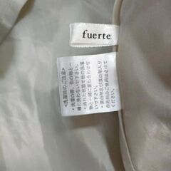 値下げ　膝丈スカート　fuerte フェルテ 　ベージュの画像