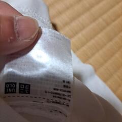 UNIQLOメンズTシャツ　白の画像