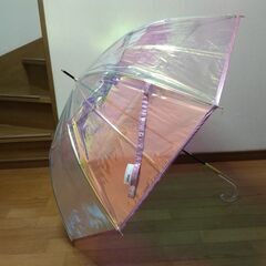 Wpc. オーロラ ビニール傘60cm ピンク・お引き取り限定 ...