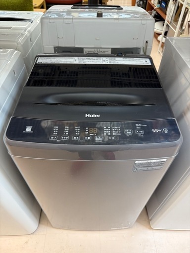 ✨ハイアール 中古美品 JW-U55LK 洗濯機 2023年式 5.5㎏ 6ヶ月保証