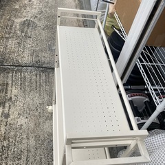 🌟文章お読みください🌟A-1084🤩スチールラック‼️ホワイト‼️オシャレ😎の画像