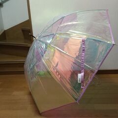 Wpc. オーロラ ビニール傘60cm ピンク・お引き取り限定 ...