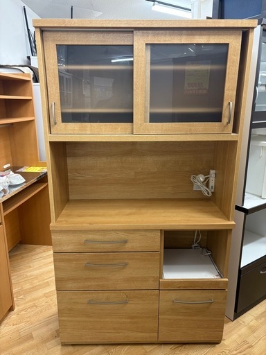 N906★ニトリ★レンジボード★食器棚★カップボード★幅995ｍｍ