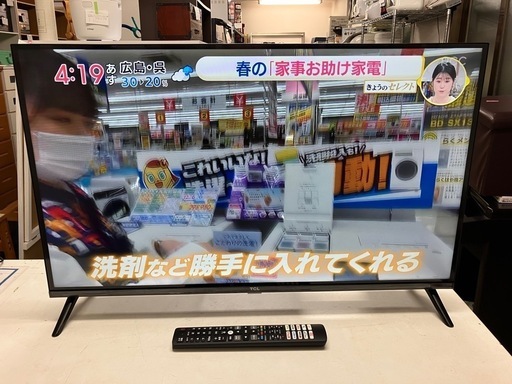 Y2503-894 TCL 液晶カラーテレビ 32インチ 32S5400 2024年製 地上波のみ動作確認済み リモコン付き キズ汚れ有り