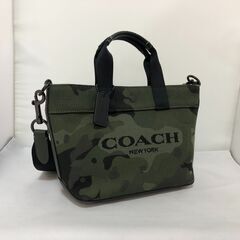 COACH　コーチ　カモフラ　ハンドバッグ 　カーキー　C997...