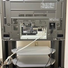  【あげます】【ジャンク】Panasonic製37型テレビ2007年製＋専用テレビ台＋リモコン付きの画像