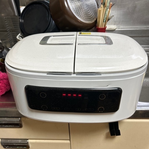 ツイン炊飯器茹でる機能蒸す機能あり