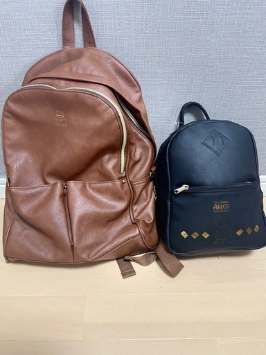 リュック、斜めがけ　
