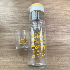 リラックマ　ガラスボトル&カップ