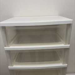 カラーボックス　3段の画像