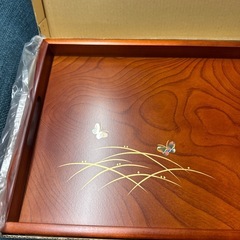 お盆/トレー/和皿/新品未使用の画像