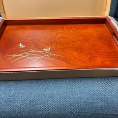 お盆/トレー/和皿/新品未使用の画像