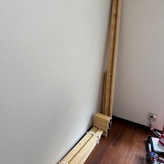 もらってください　シングルサイズ　すのこベッドの画像