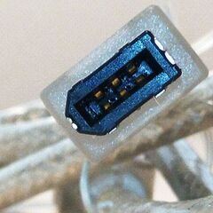 ◆取引条件有り◆未使用品◆Firewire IEEE1394・6ピンオス・バスパワー対応50㎝クリアケーブルの画像