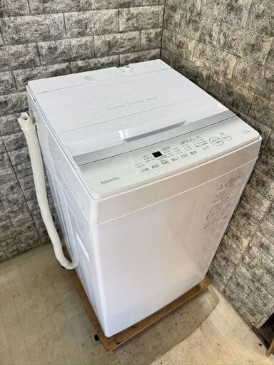 yu様【美品高年式】大阪送料無料★3か月保証★AW-7GM2★IS-231 高年式】大阪送料無料☆3か月保障付き☆洗濯機☆2023年☆東芝