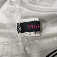 値下げ！ボーダー膝丈スカート　PinK Mix　ピンクミックスの画像