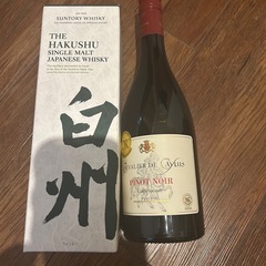 ウィスキーと赤ワイン