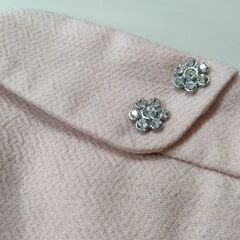 値下げ！膝丈スカート　HUDSONhoney ピンクキュロット の画像