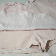 値下げ！膝丈スカート　HUDSONhoney ピンクキュロット の画像