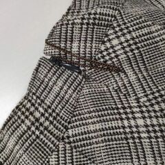 値下げ　ペプラムチェックスカート　膝丈スカートbiackwatchの画像