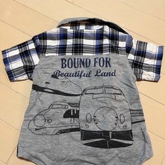 90cm ベビー服　半袖シャツの画像