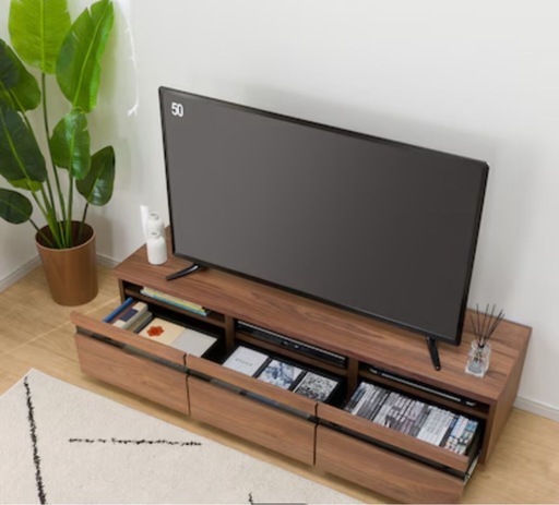 【美品】ニトリ木目調テレビ台 ローボード 自家用 配送可◎八王子市自取歓迎 美品】ニトリ木目調テレビ台 ローボード 自家用 配送可◎八王子
