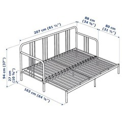 IKEA　FYRESDALデイベッドフレームの画像