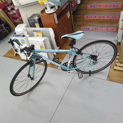 J001 ☆それなりの使用感有り☆クロスバイク☆Bianchi☆ROMA2☆2✕8段