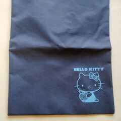 【非売品】キティちゃん　トートバッグ　紺色　新品未使用　送料が高...
