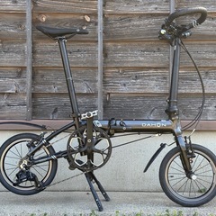 【受け渡し先決定】折りたたみ自転車　ダホンk3 ガンメタルブラック