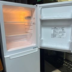 2ドア冷蔵庫NTR-106 2019年製の画像