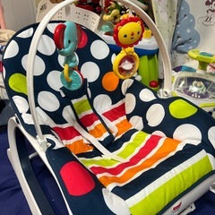 Fisher Price バウンサー 水玉模様