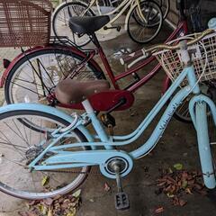 水色自転車